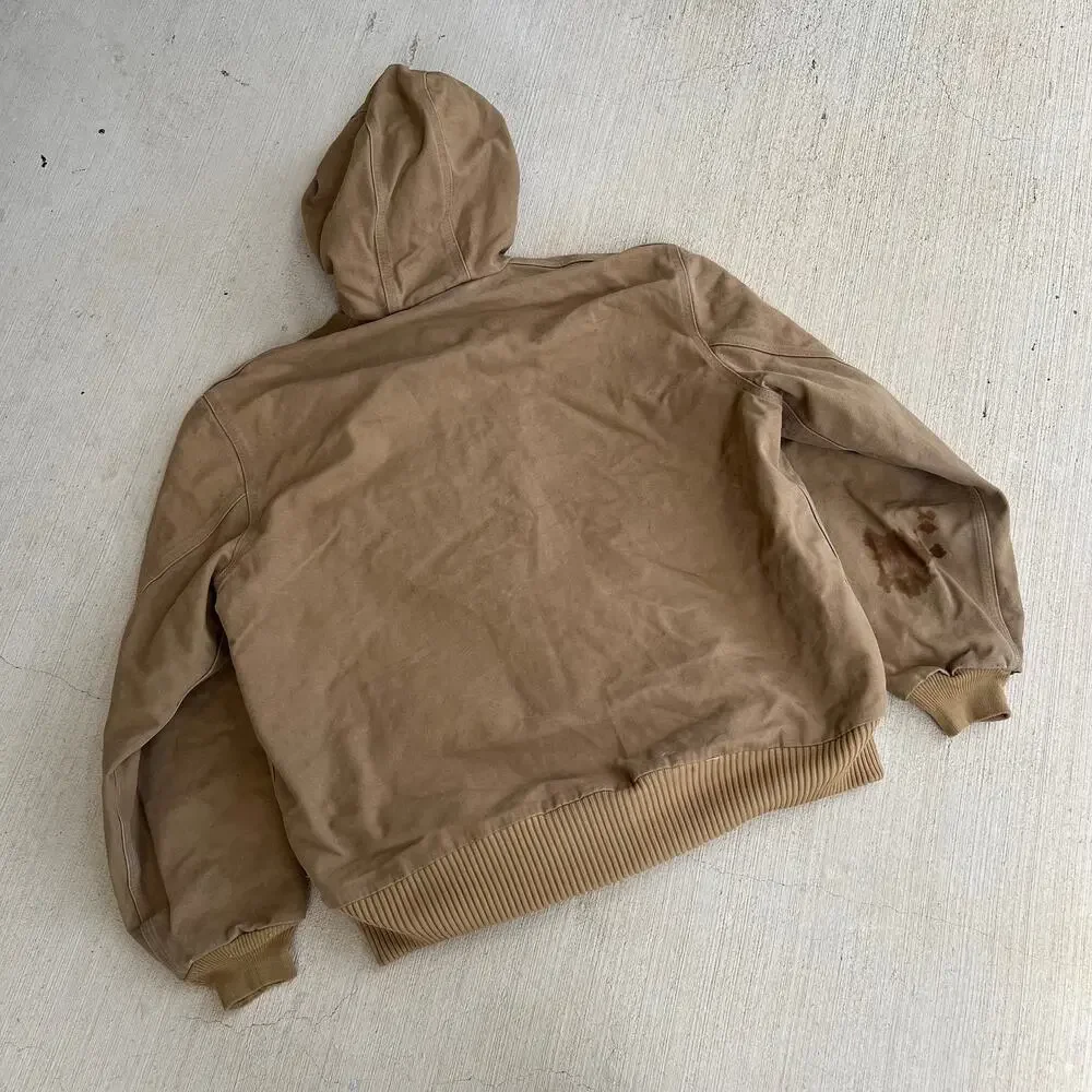 Carhartt J169 CML brown hooded work wear jacket